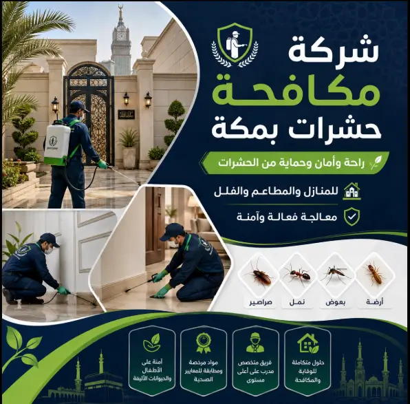 شركة رش حشرات مكة